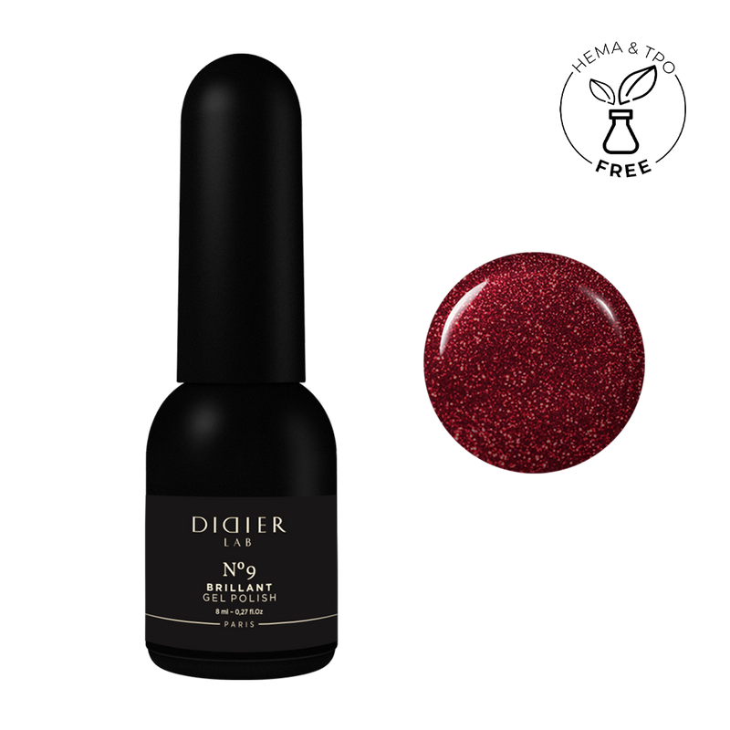 Geellakk, Brillant, No9, Didier Lab, 8ml