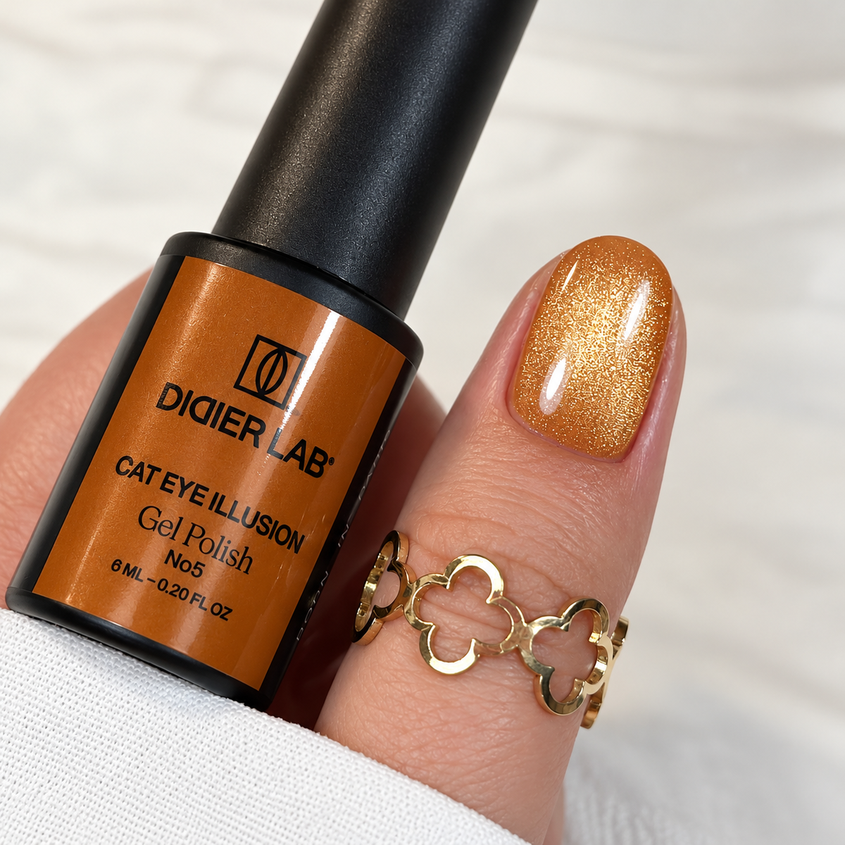 Magnetiline geellakk, Cat Eye Illusion, Didier Lab, No5, 6 ml