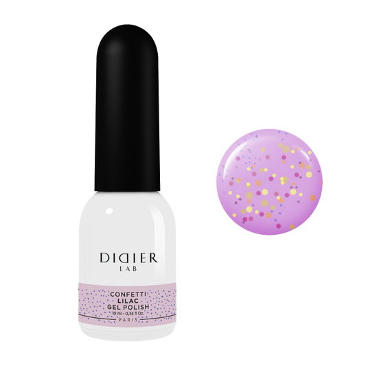 Geellakk, Confetti, Lilac, Didier Lab, 10ml