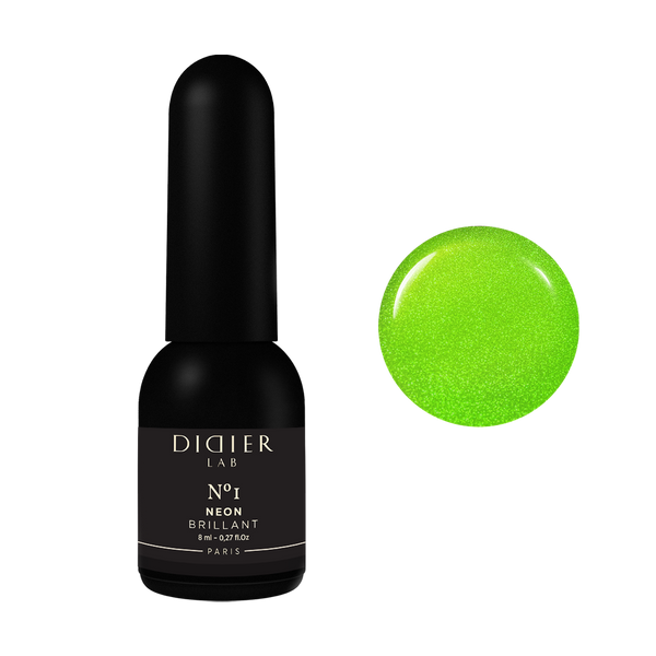 Geellakk "Didier Lab", Brillant NEON, No1, 8ml