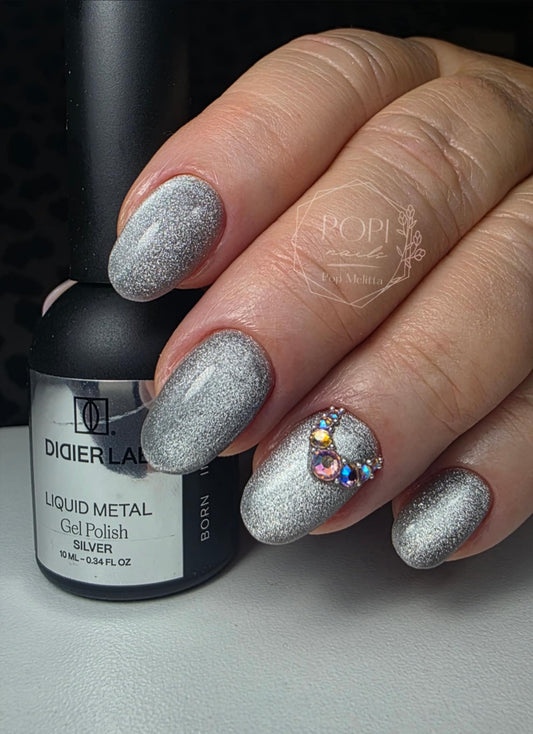 Geel, Liquid Metal, Silver, Didier Lab, 10 ml