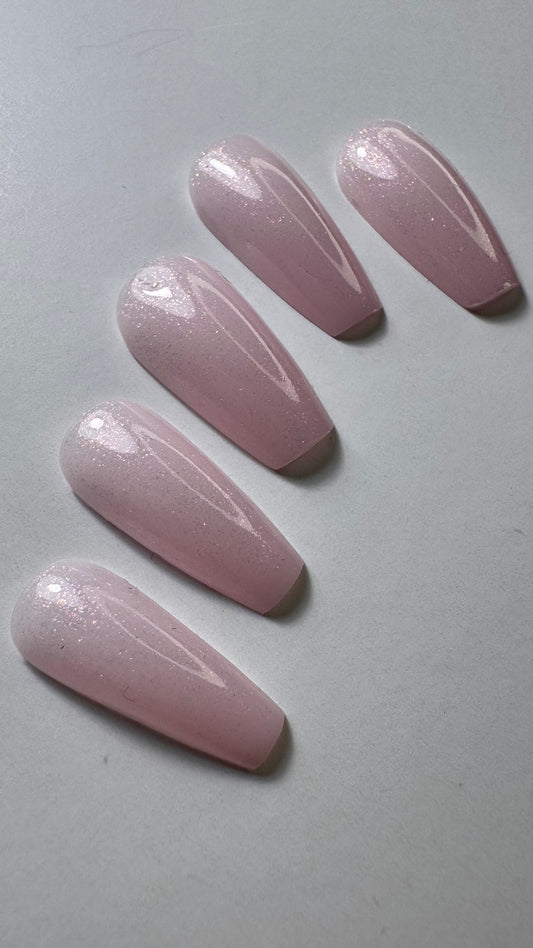 Pealislakk, No Wipe Glitter, pink, Didier Lab, 10 ml