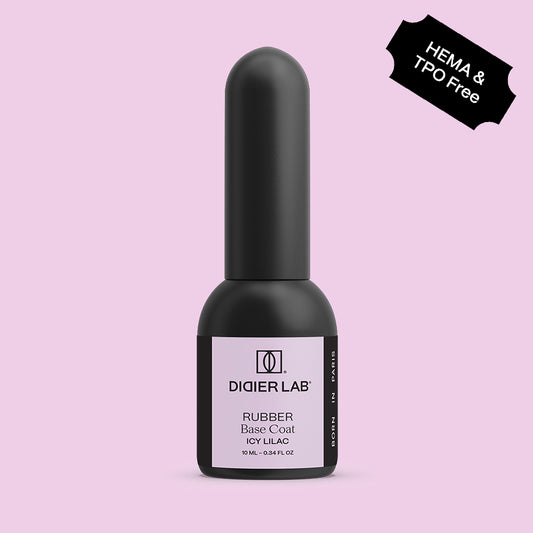Aluslakk, Rubber Base, icy lilac, HEMA&TPO vaba, Didier Lab, 10ml
