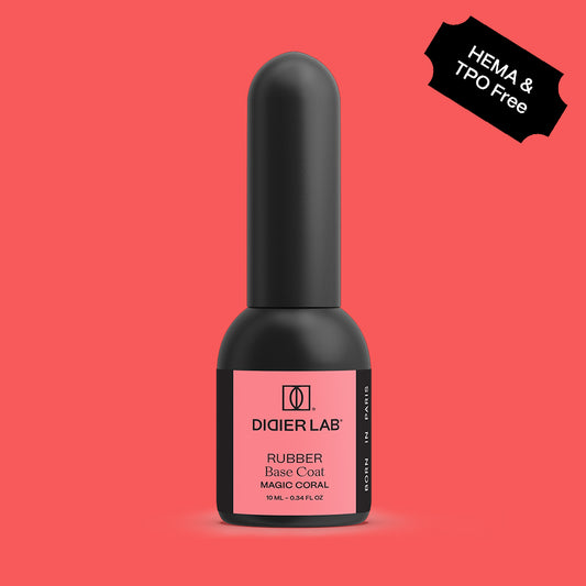 Aluslakk, Rubber Base, magic coral, HEMA&TPO vaba, Didier Lab, 10ml