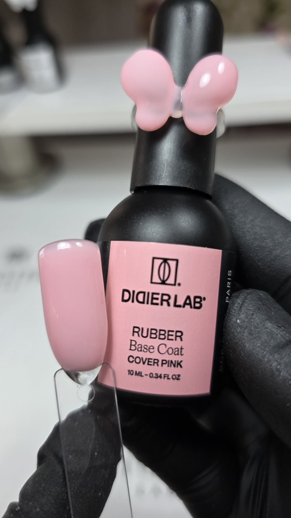 Aluslakk, Rubber Base, Cover Pink, Didier Lab, 10ml