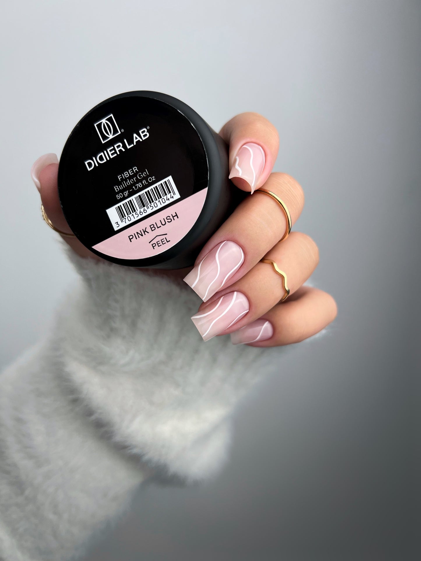Ehitusgeel, Fiber, pink blush, Didier Lab, 50 g