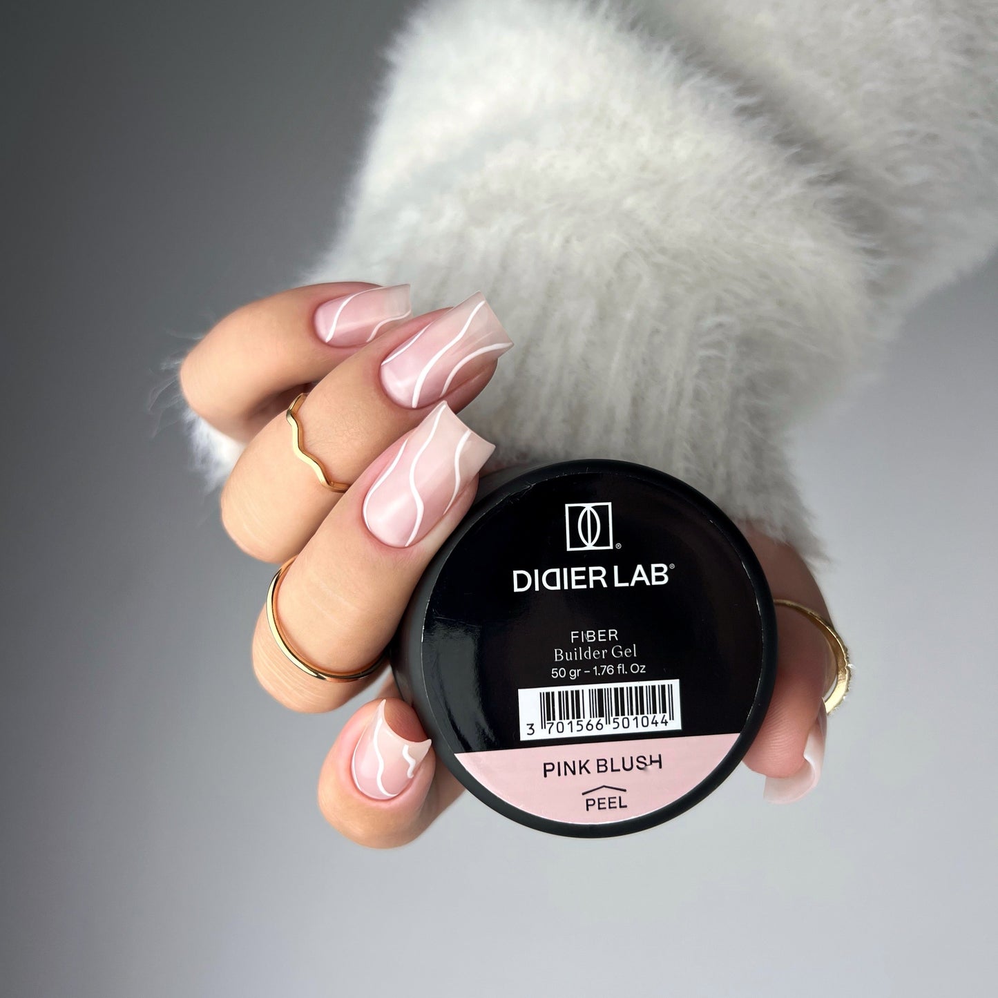 Ehitusgeel, Fiber, pink blush, Didier Lab, 50 g