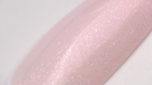 Pealislakk, No Wipe Glitter, pink, Didier Lab, 10 ml