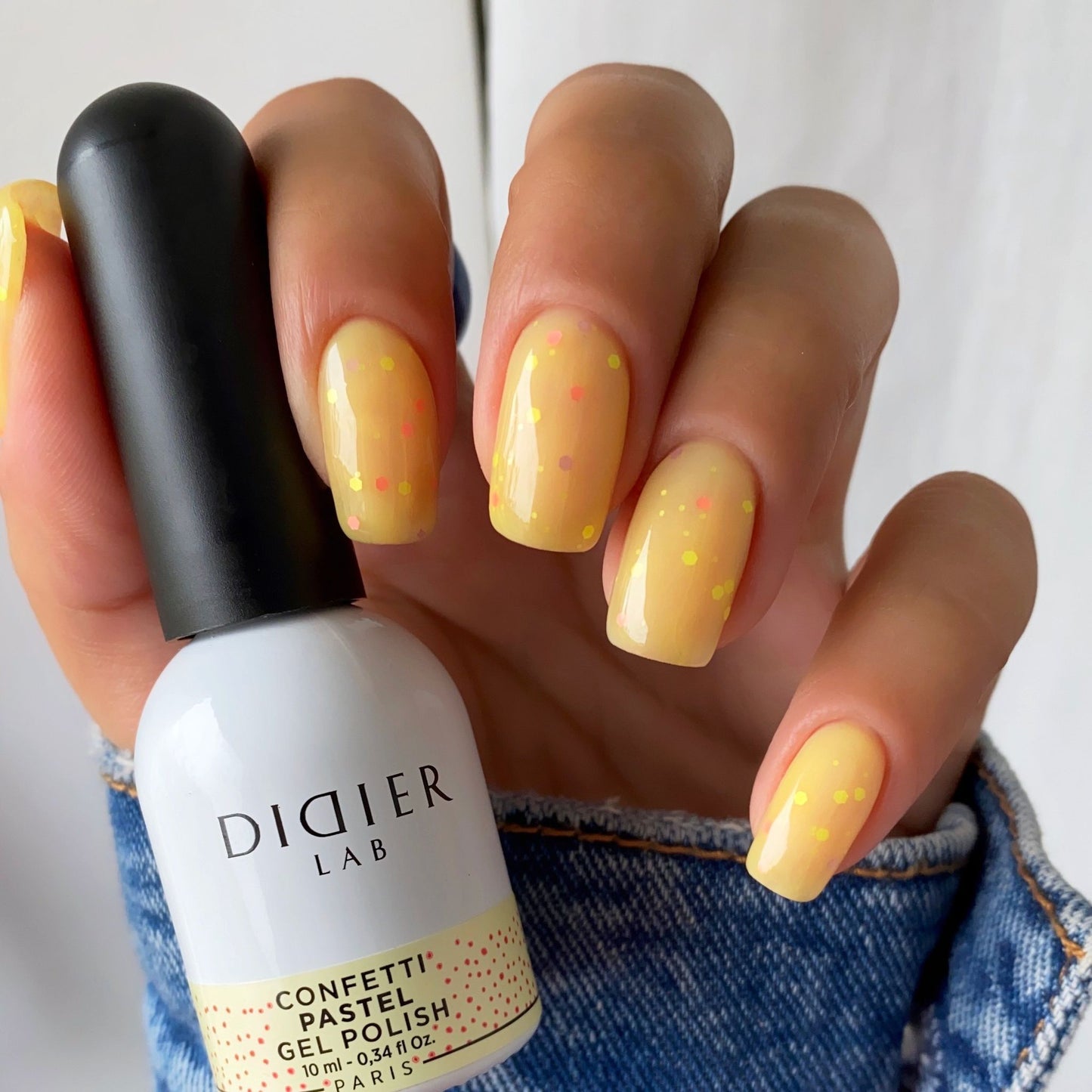 Geellakk, Confetti, Pastel, Didier Lab, 10ml