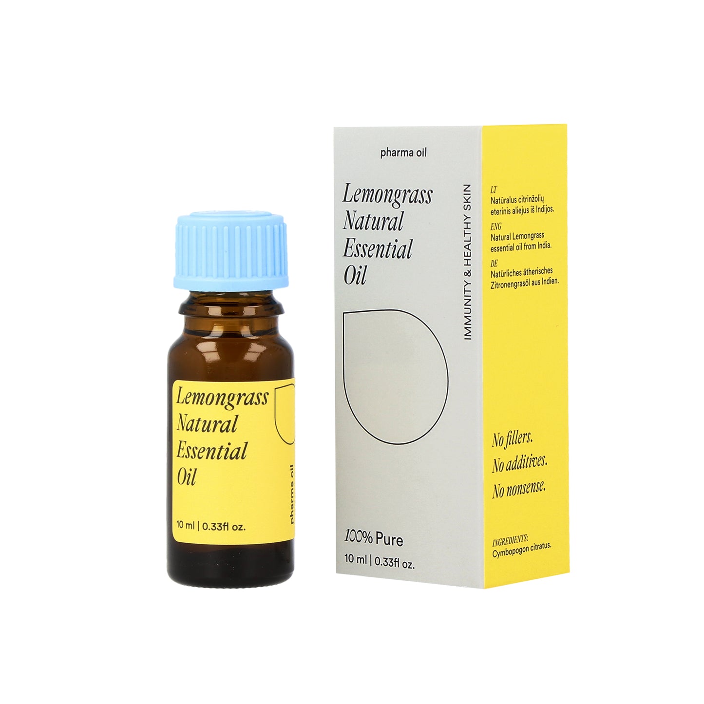 Eeterlik õli, Sidrunhein, Pharma Oil, 10ml