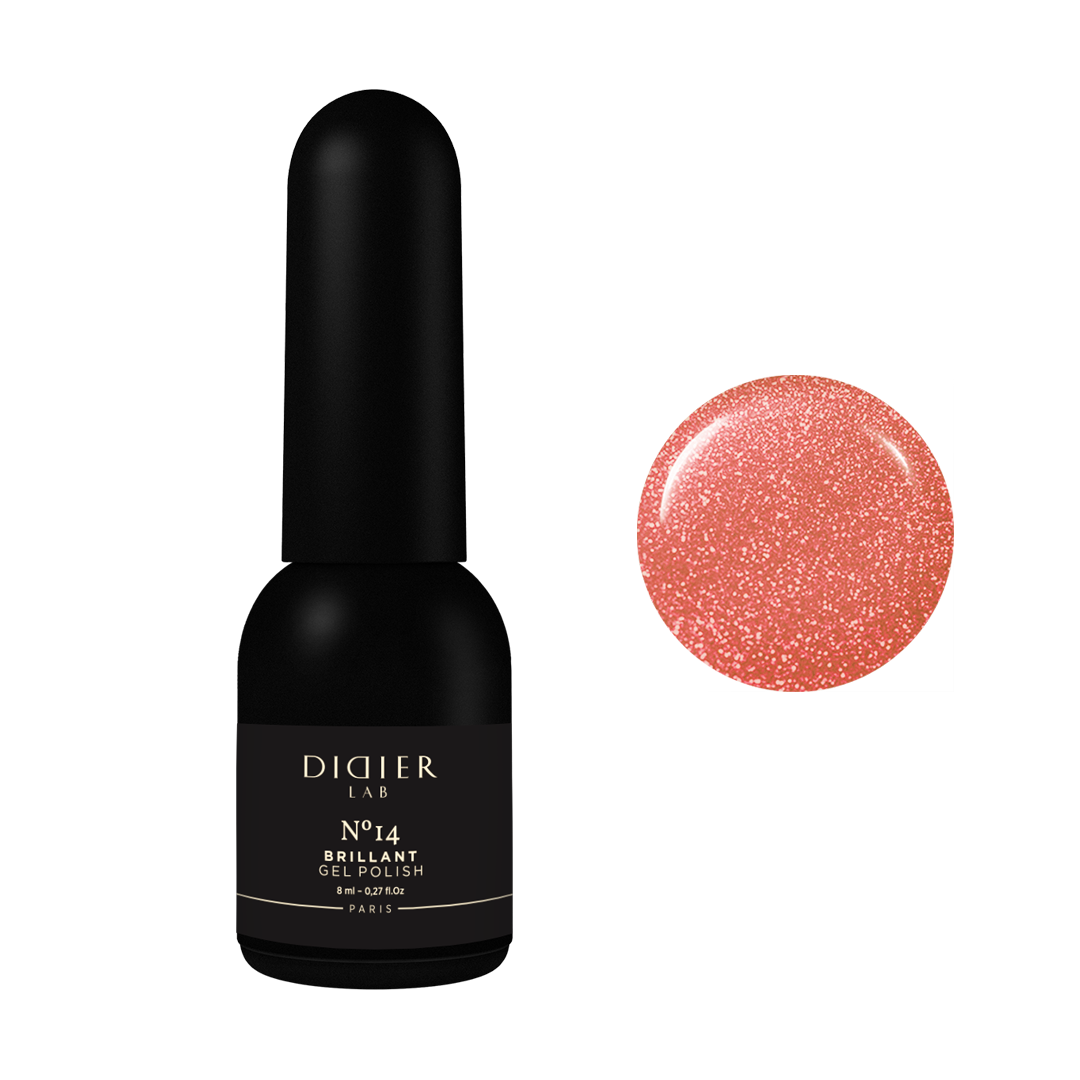 Geellakk, Brillant, No14, HEMA&TPO vaba, Didier Lab, 8ml