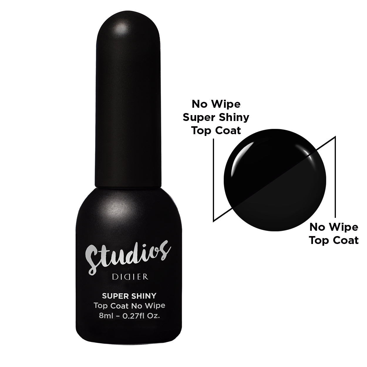 Pealislakk, Studios Didier, Super Shiny No Wipe 8ml - Didier Lab Estonia